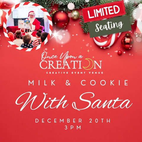 Milk and Cookies with Santa December 14th 2025 at 3:00pm