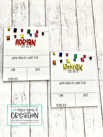 First Day of School Sign