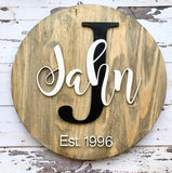 Round: Last Name & Est. Year