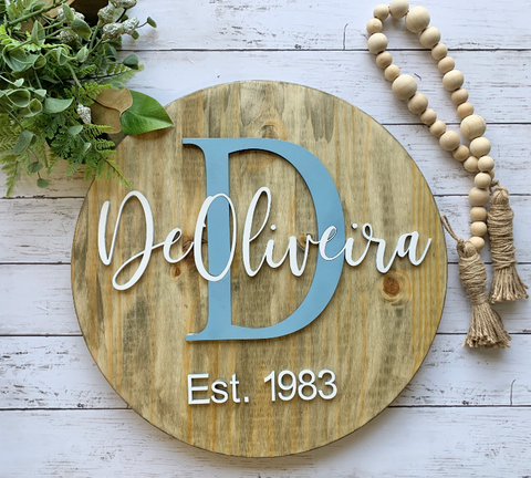 Round: Last Name & Est. Year